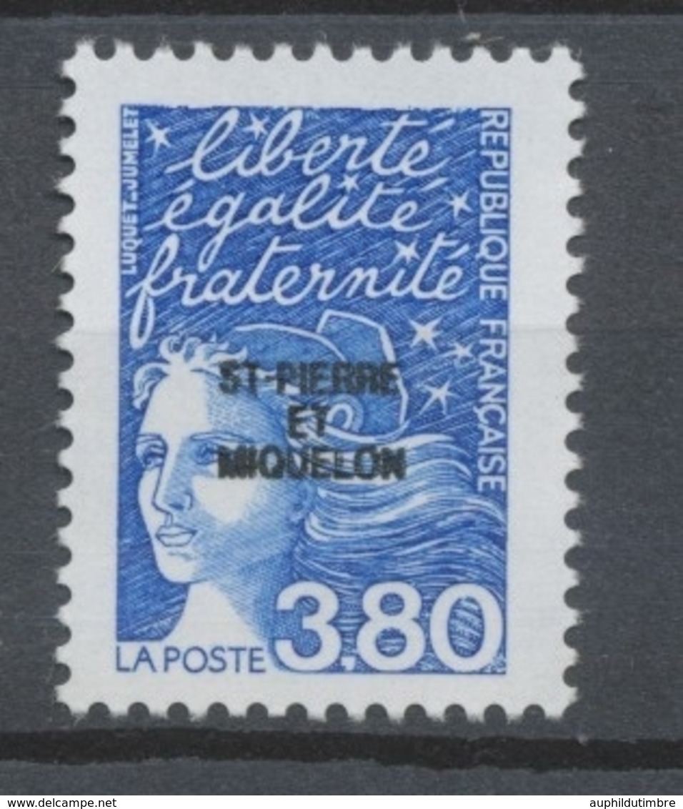 SPM  N°652 Marianne Du 14 Juillet. 3f.80 Bleu (3093) ZC652 - Nuevos