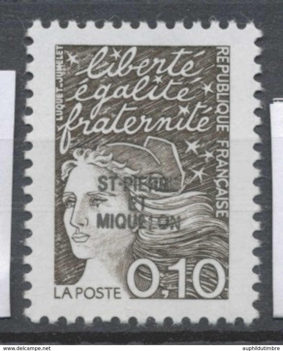 SPM  N°656 T.-P De France. 10c. Bistre-noir (3086) ZC656 - Neufs