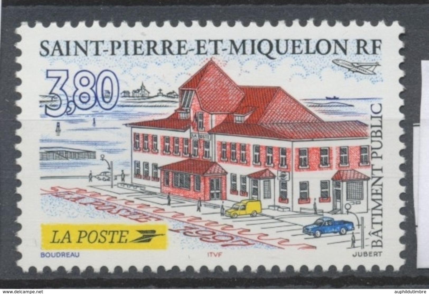 SPM  N°655 Bâtiment Public. La Poste. 3f.80 ZC655 - Ongebruikt