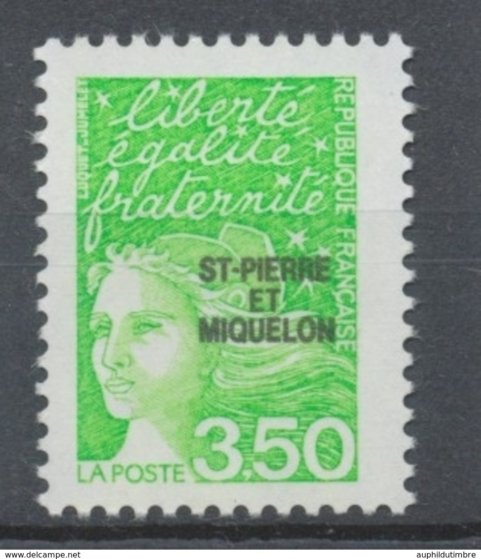 SPM  N°659 T.-P De France. 3f.50  Vert-jaune (3092) ZC659 - Ungebraucht