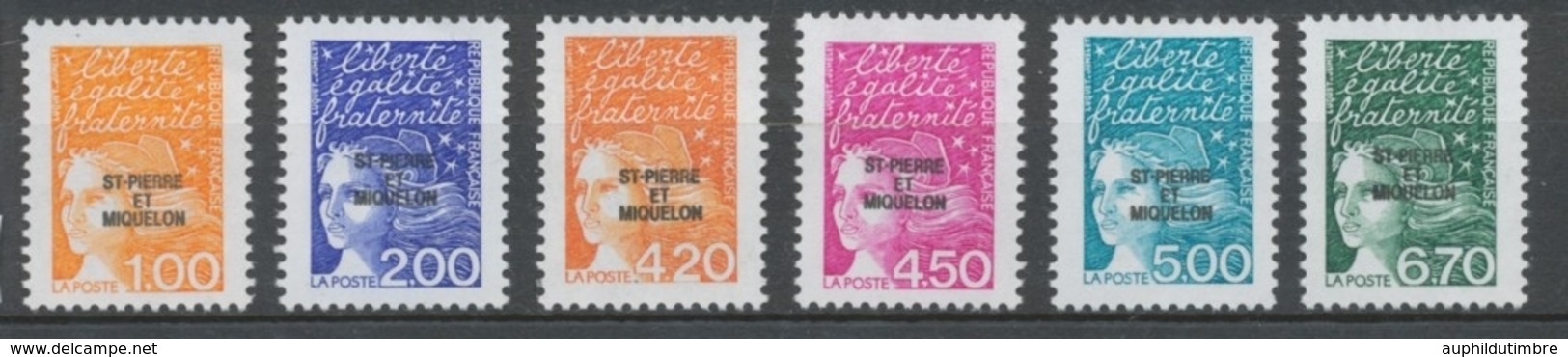 SPM  N°663A Série T.-P De France. 6 Valeurs ZC663A - Unused Stamps