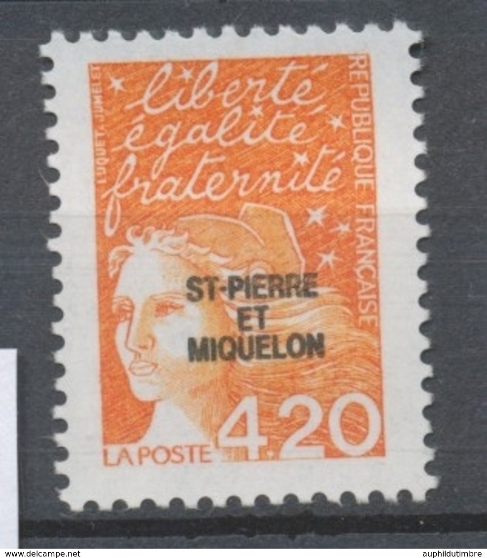 SPM  N°665 T.-P De France. 4f.20  Orange Foncé (3094) ZC665 - Nuovi