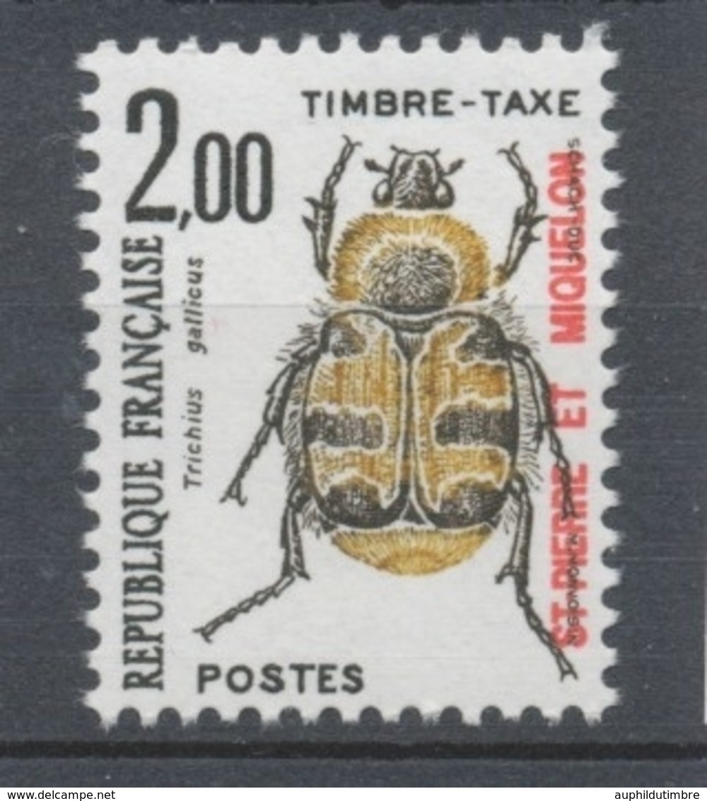 SPM  N°88 Timbres-taxe   2f. Noir  Et Brun-jaune ZC88 - Strafport