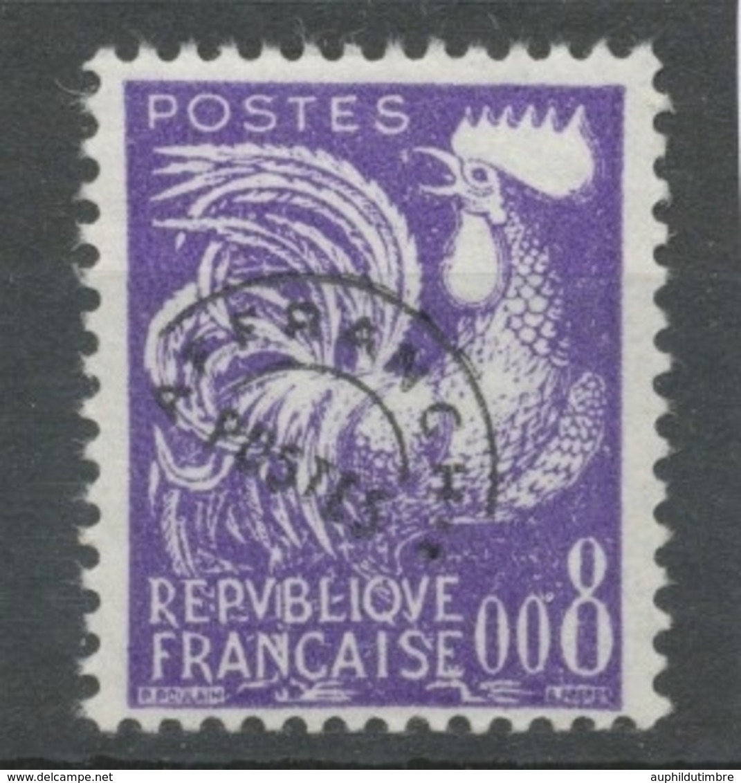 Préoblitérés N°119 Type Coq Gaulois. 8c. Violet ZP119 - 1953-1960