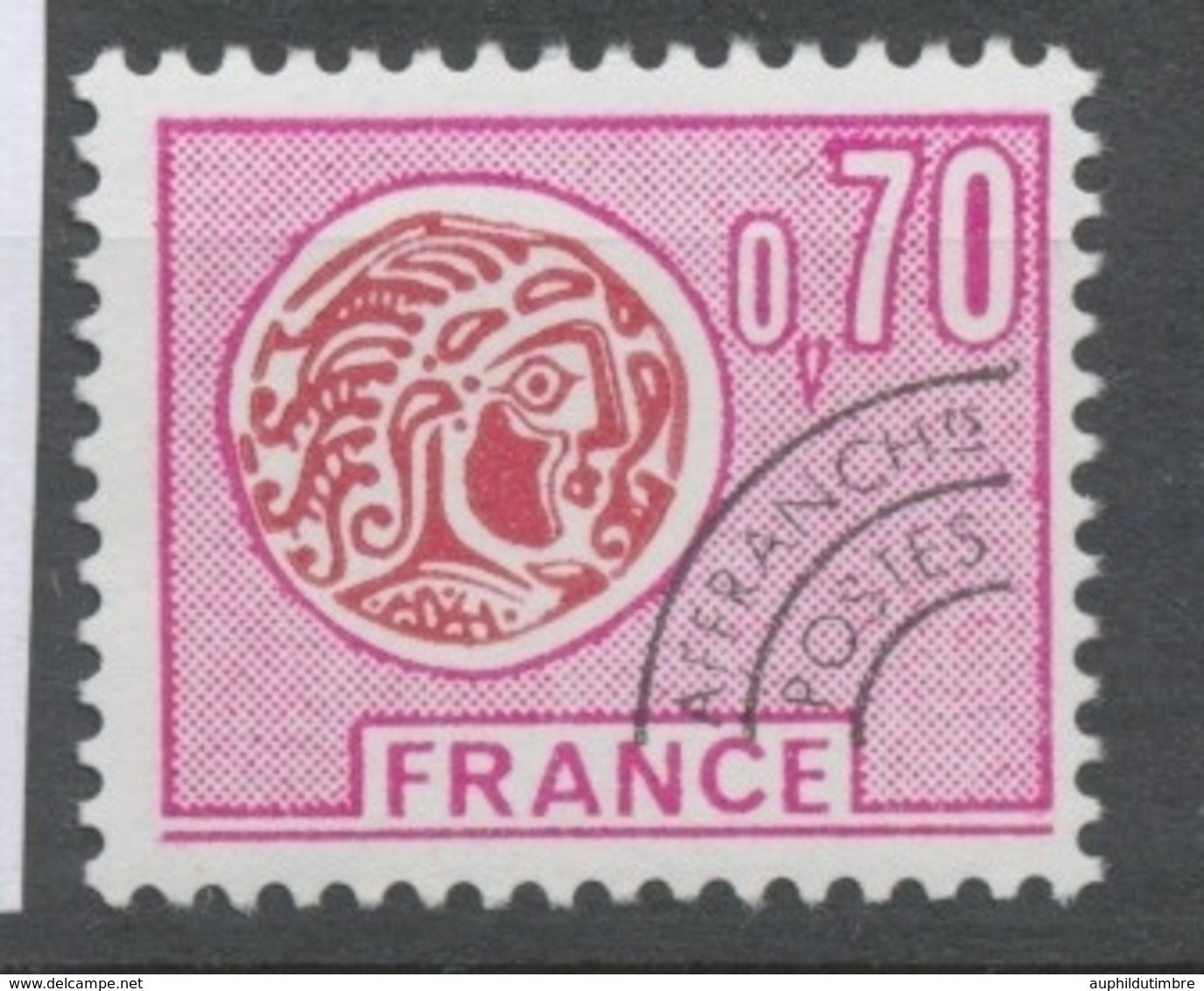 Préos N°136 Monnaie Gauloise.  70c. Lilas-rose Et Rouge ZP136 - 1964-1988