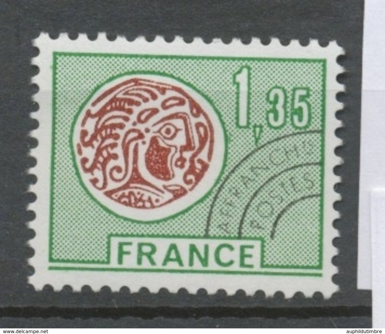 Préoblitérés N°137 Monnaie Gauloise.  1 F. 35 Vert Et Brun ZP137 - 1964-1988