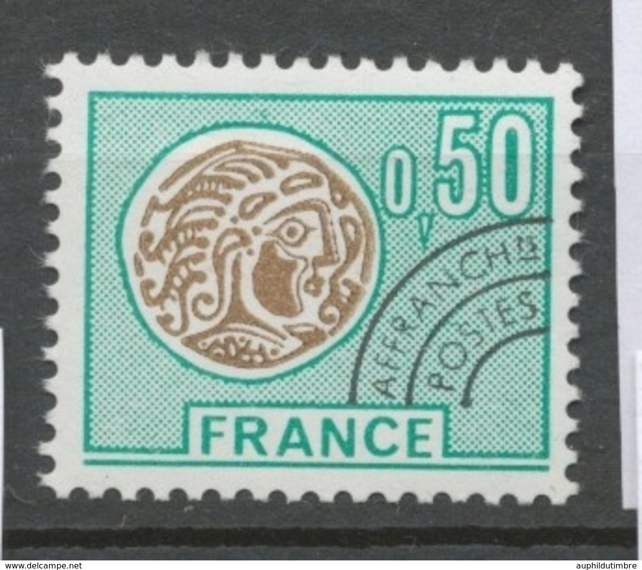 Préos N°138 Monnaie Gauloise.  50c. Émeraude Et Brun ZP138 - 1964-1988