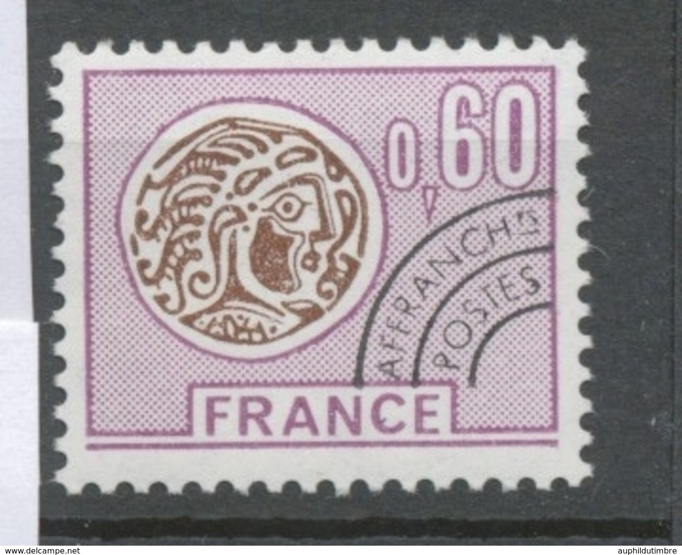 Préos N°140 Monnaie Gauloise.  60c. Brun-lilas Et Brun ZP140 - 1964-1988