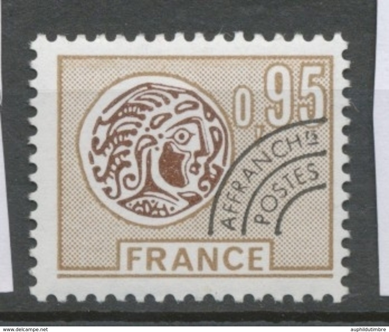 Préoblitérés N°143 Monnaie Gauloise. 95c. Bistre Et Brun ZP143 - 1964-1988