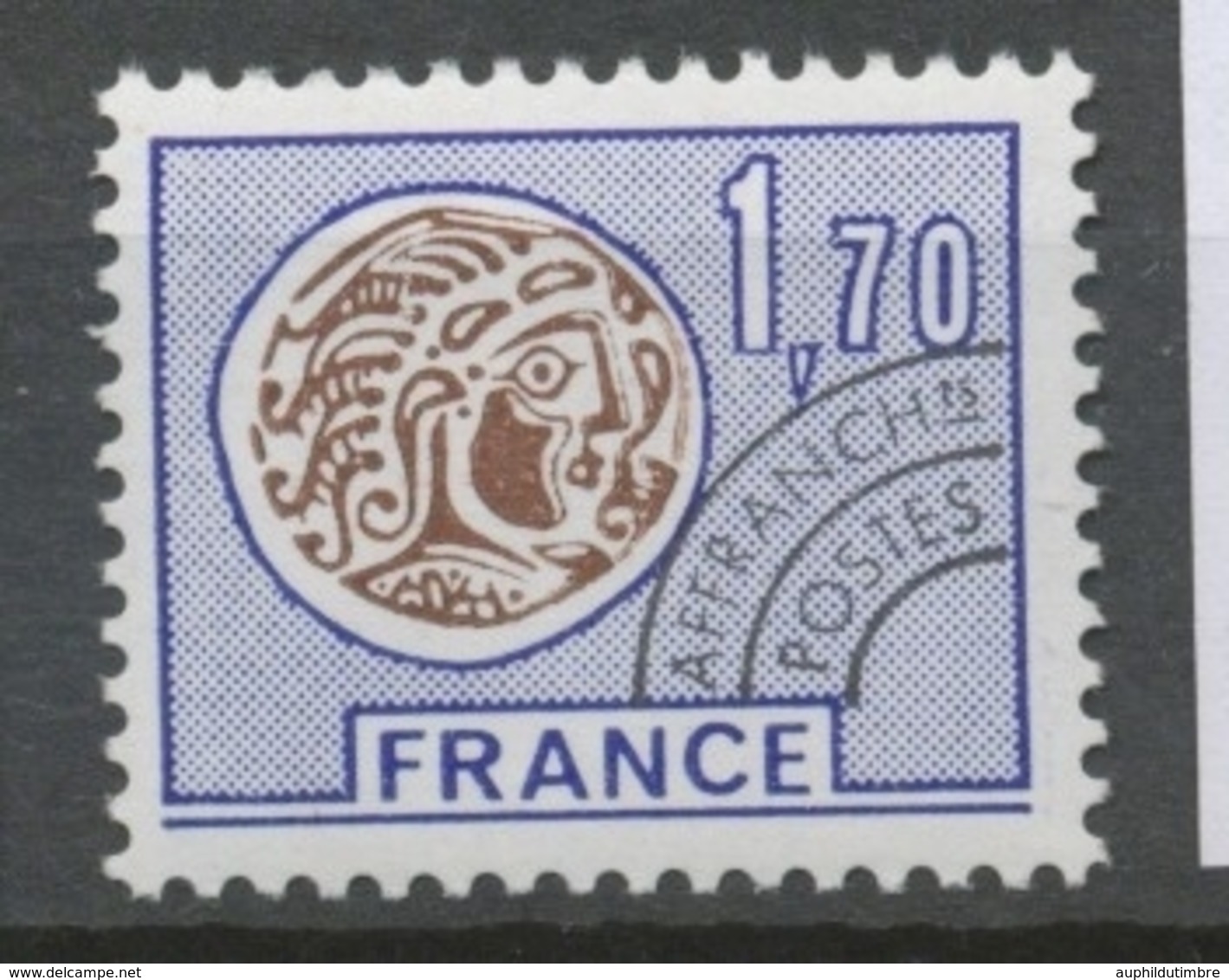 Préoblitérés N°145 Monnaie Gauloise.  1 F. 70 Bleu Et Brun ZP145 - 1964-1988