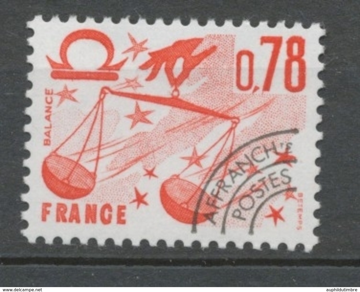 Préoblitérés N°155 Signes Du Zodiaque. 78 C. Rouge ZP155 - 1893-1947