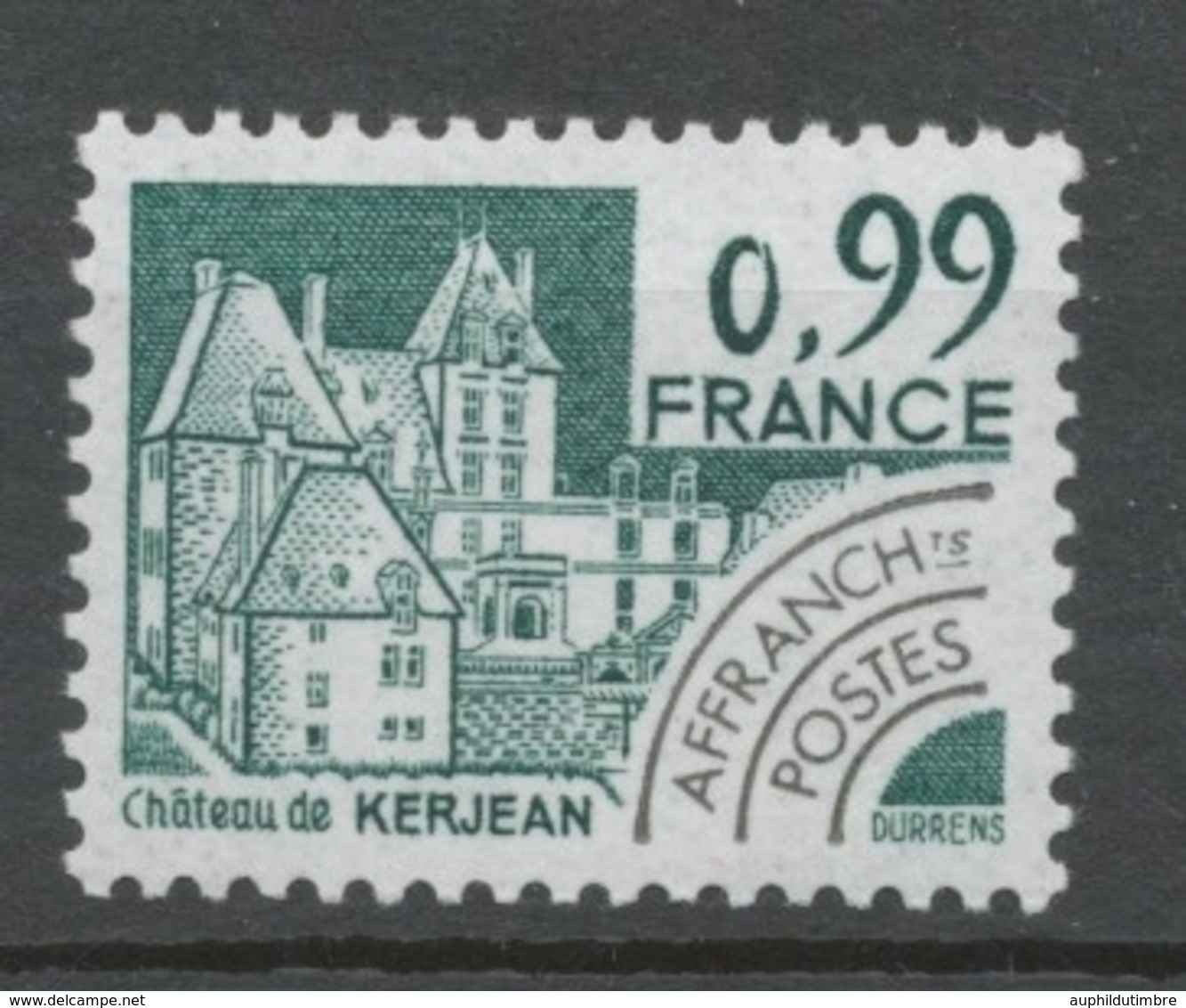 Préoblitérés N°167 Monuments Historiques. 99 C. Vert-gris ZP167 - 1964-1988