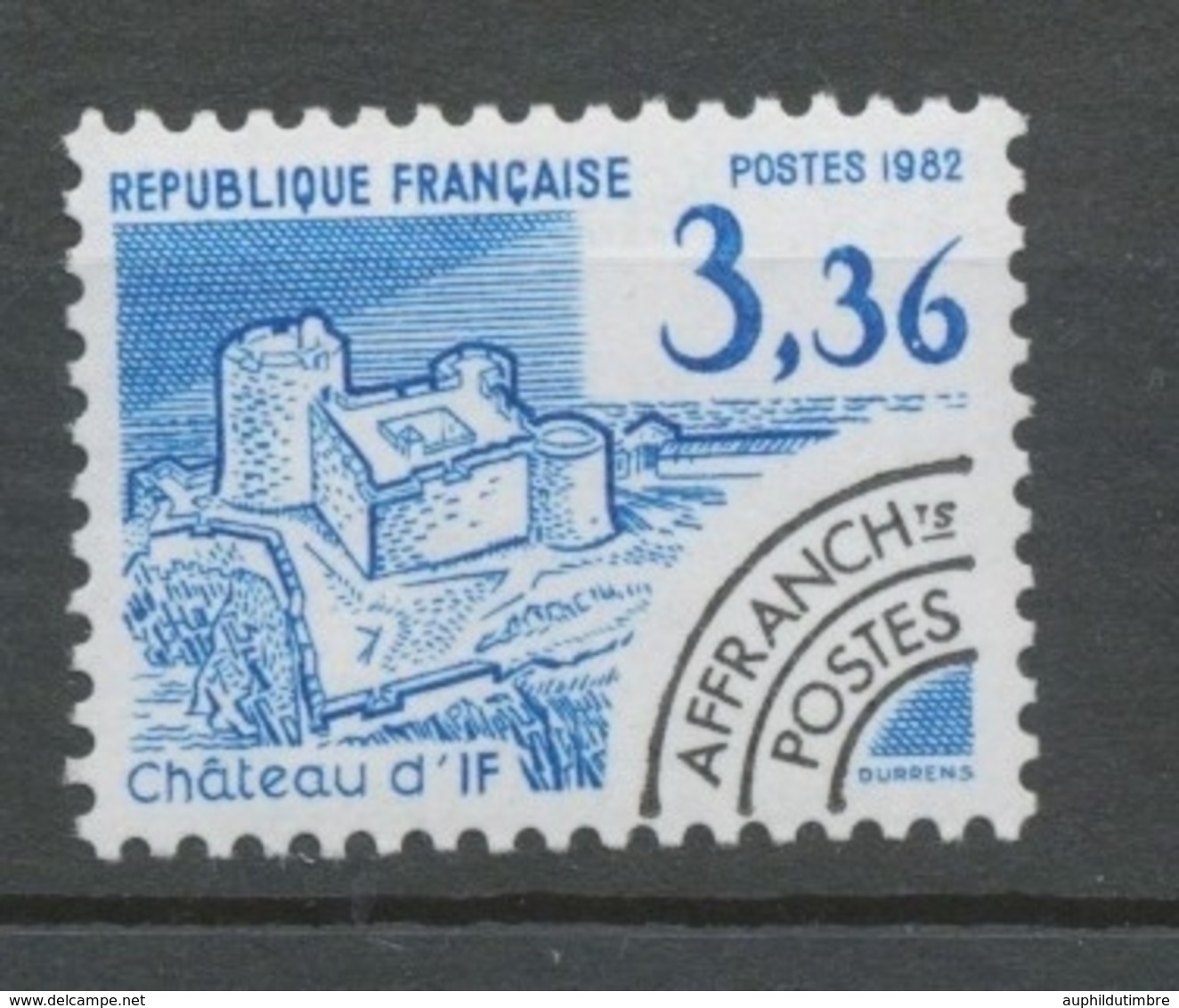 Préoblitérés N°177 Monuments Historiques. 3 F. 36 Bleu ZP177 - 1964-1988