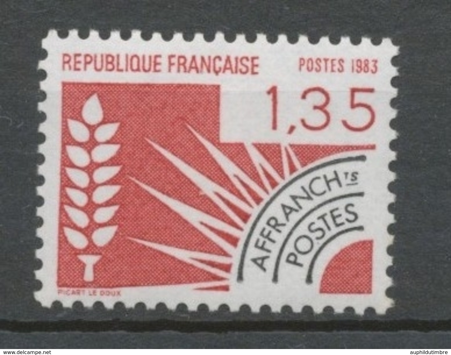 Préoblitérés N°179 Les Quatre Saisons. 1 F. 35 Rouge ZP179 - 1964-1988