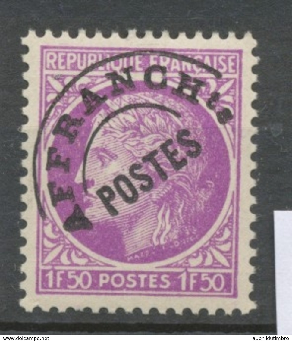 Préoblitérés N°91A 1 F. 50 Lilas ZP91A - 1893-1947