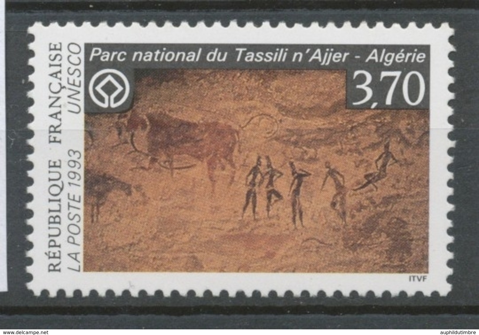 Service N°111 UNESCO Parc National Du Tassili N' Ajjer  - Algérie 3f70 ZS111 - Mint/Hinged
