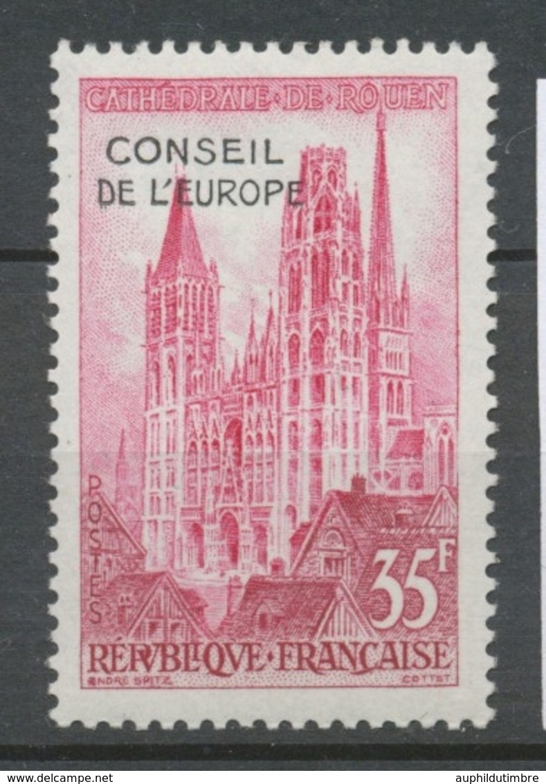 Service N°16 T-P De 1957 (Cathédrale De Rouen) 35f ZS16 - Mint/Hinged
