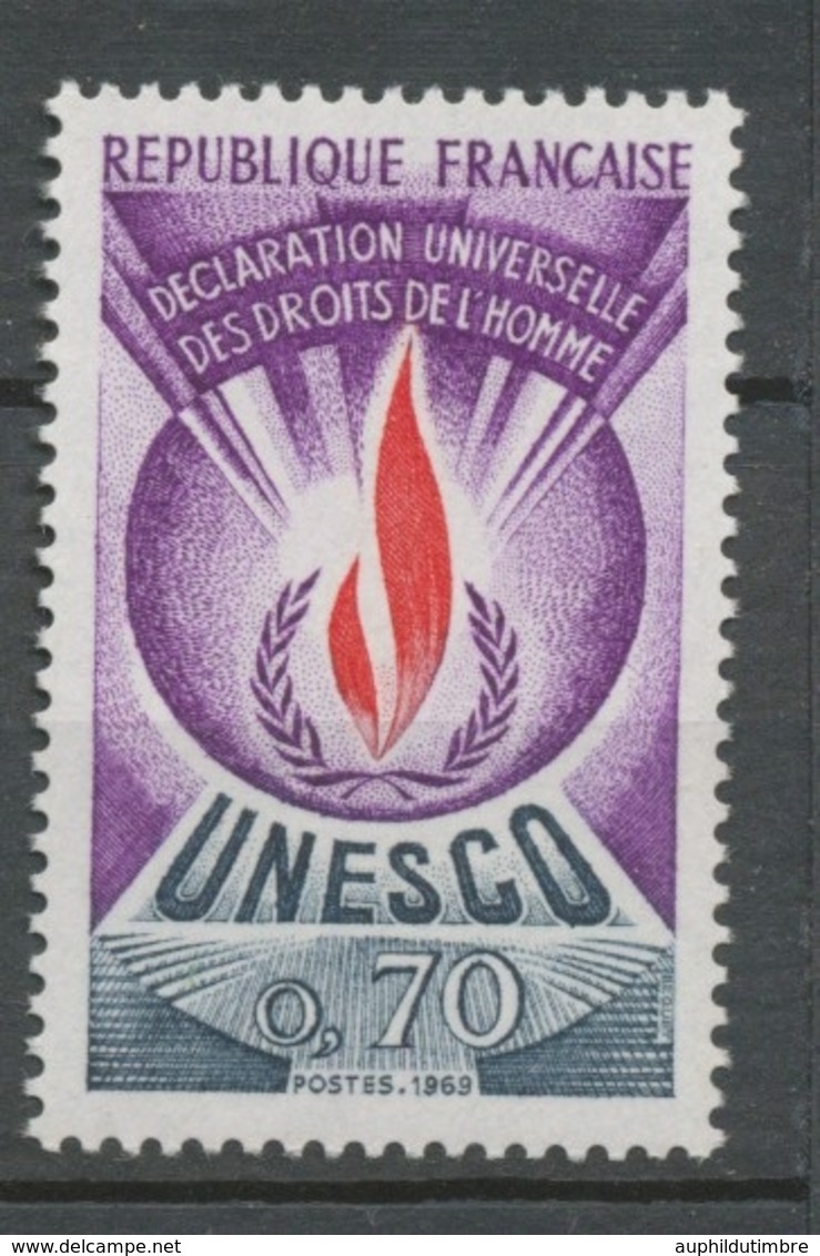 Service N°42 UNESCO 70 C. Violet, Rouge Et Ardoise ZS42 - Ungebraucht