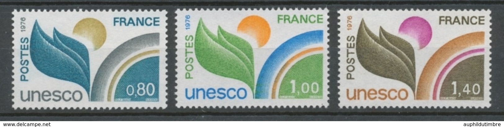 Service N°50-52 Série UNESCO.  3 Valeurs ZS50A - Mint/Hinged