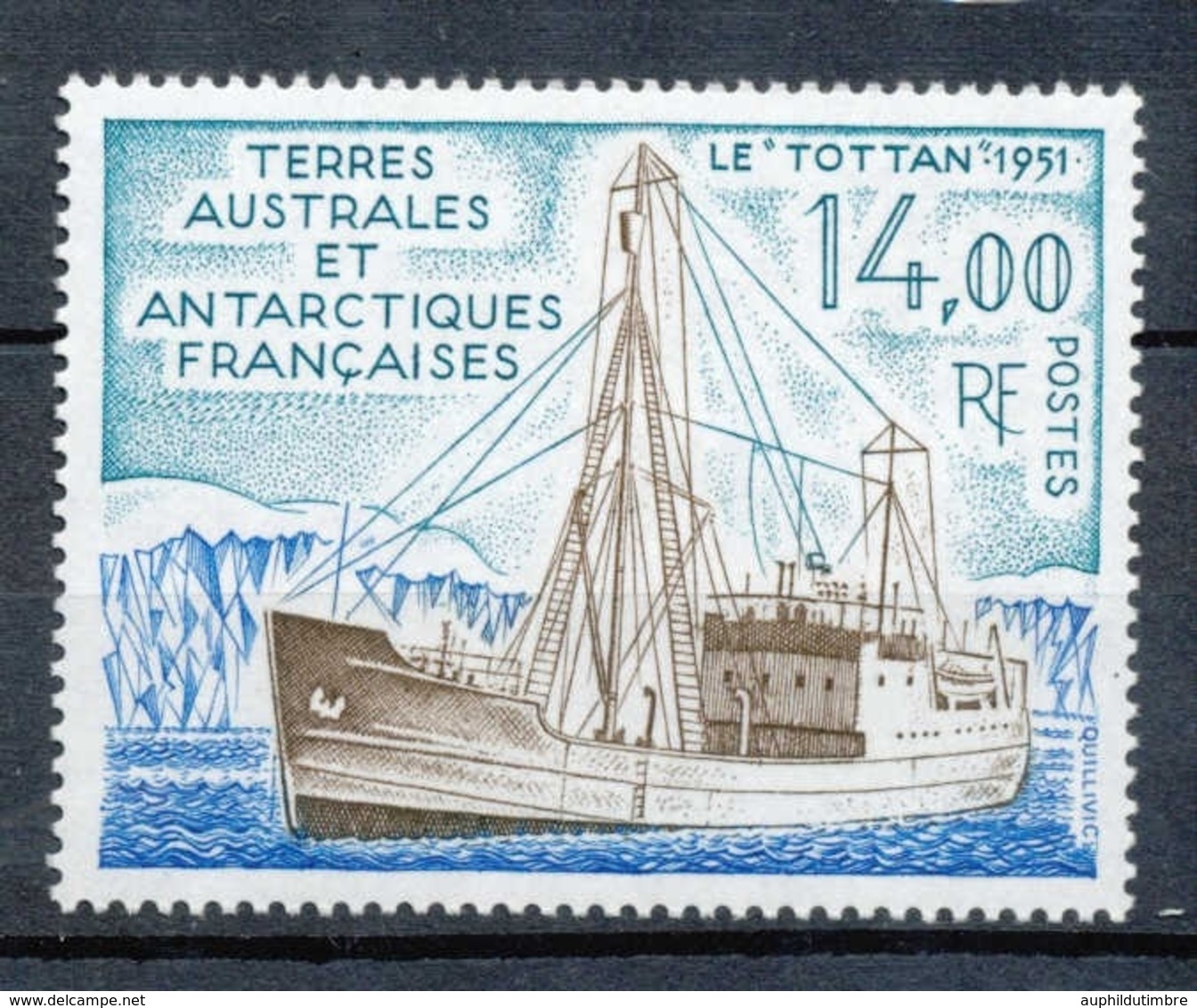 T.A.A.F 1992 N°169 Navire D'expédition Polaire.  N** ZT101A - Nuovi