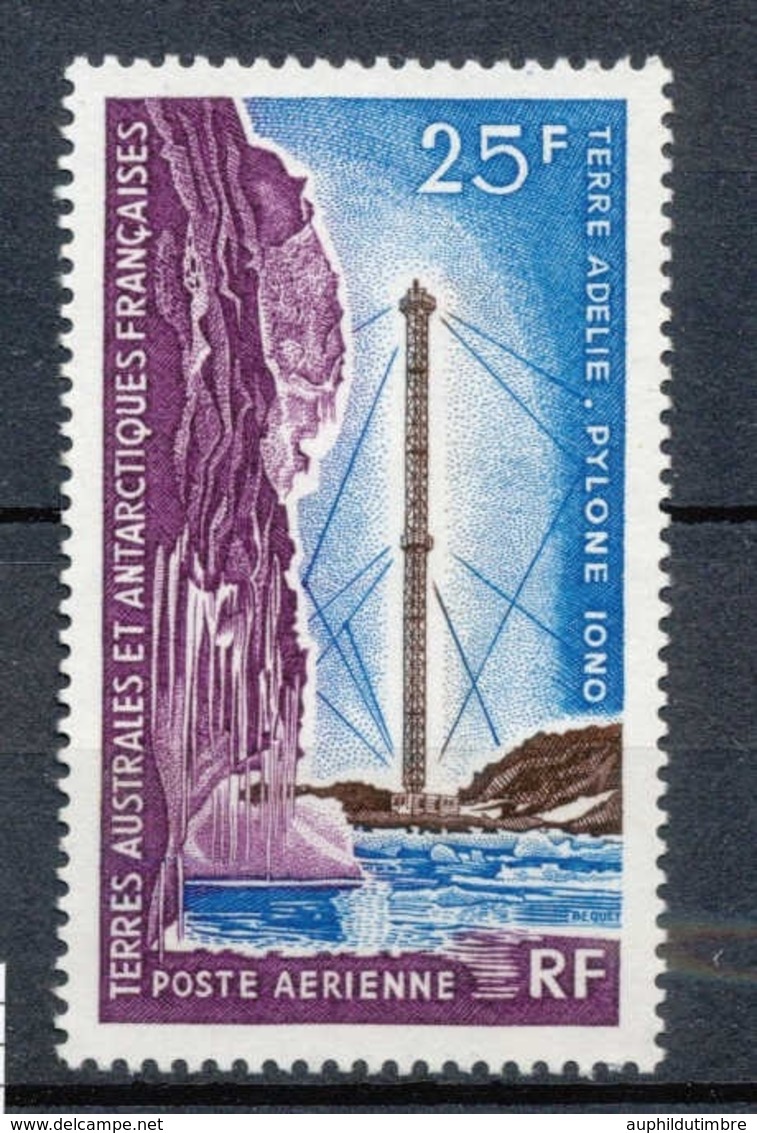 T.A.A.F Aérien 1966 N°13 Communications Terre Adélie, Pylone Iono N** ZT139A - Airmail