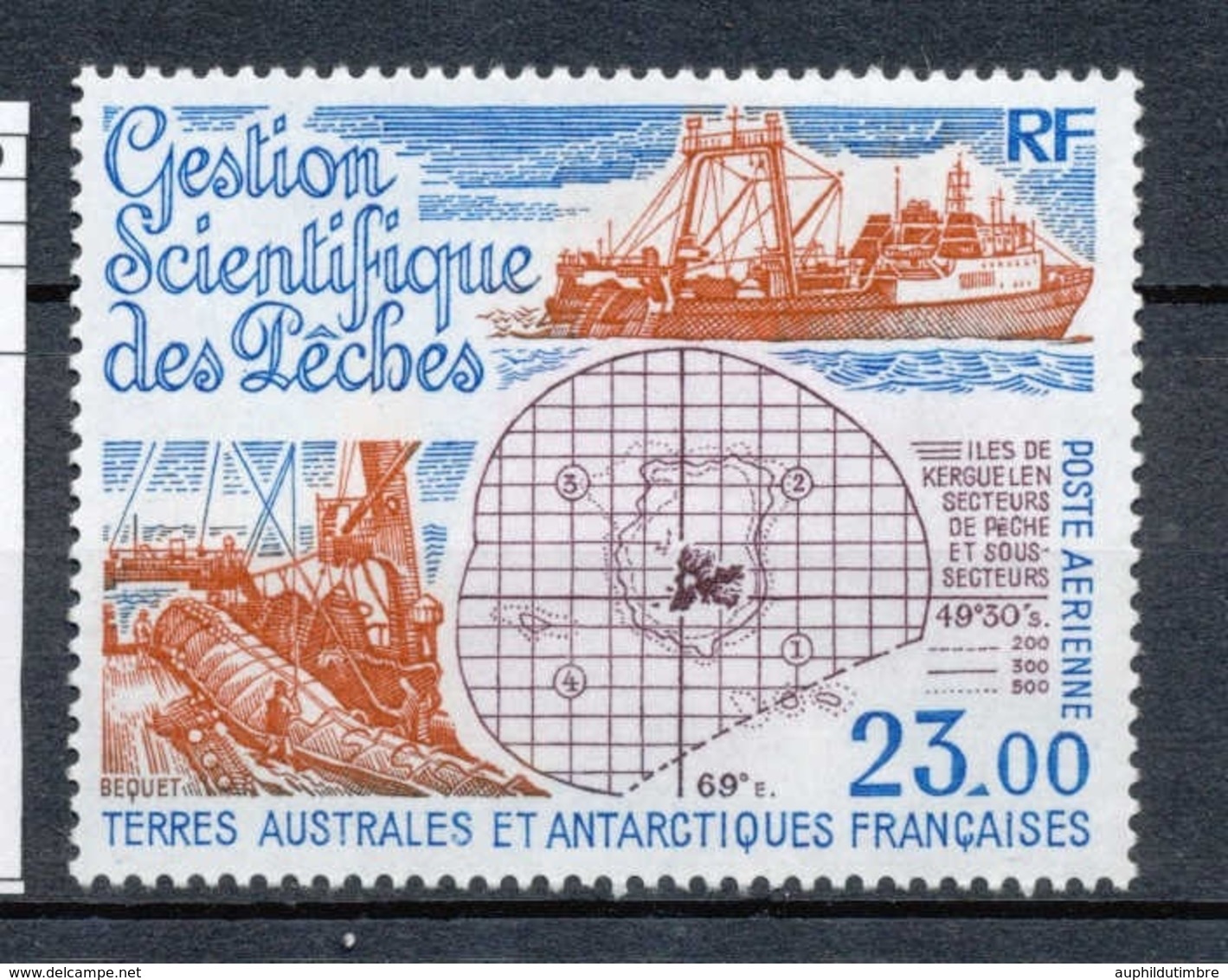 T.A.A.F Aérien 1994 N°130 Gestion Scientifique Des Pêches N** ZT229A - Luchtpost