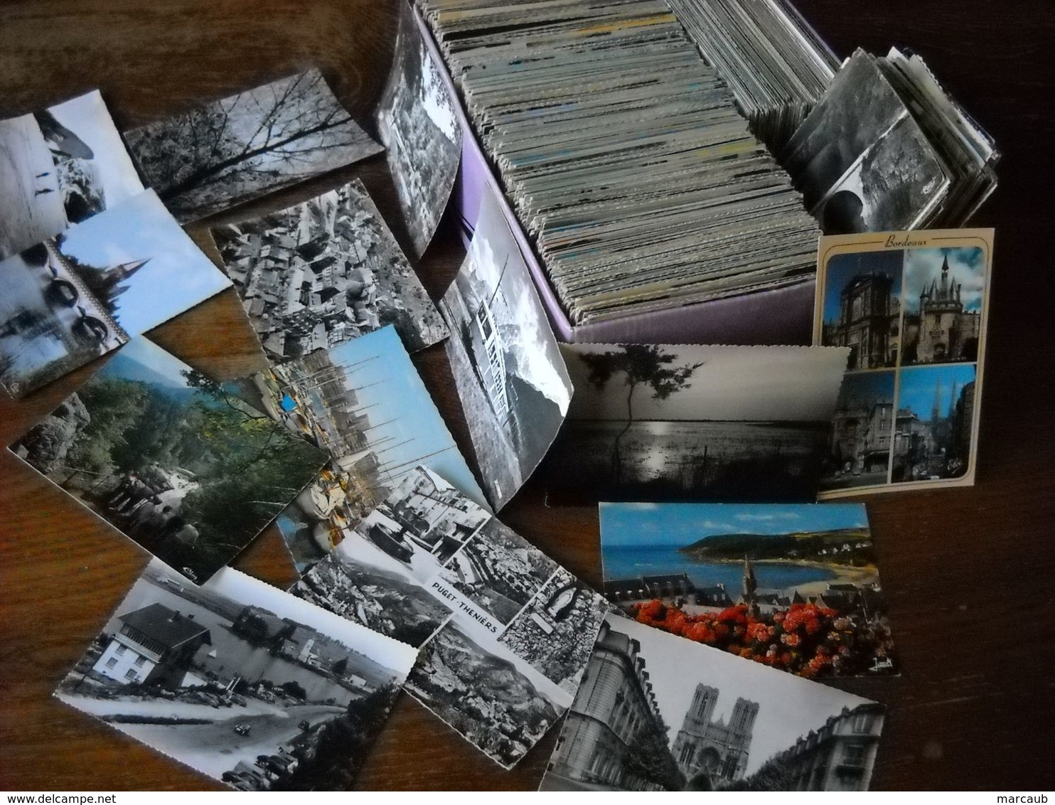 LOT De 1000 CPSM (quelques CPM) FRANCE - Bon état - Type Drouille - 500 Postales Min.