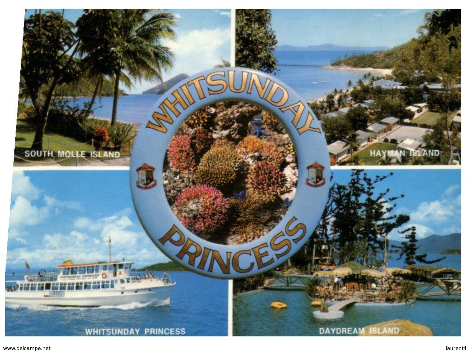 (A 28) Australia - QLD - Whitsunday Princess Ship (5 Views) - Great Barrier Reef