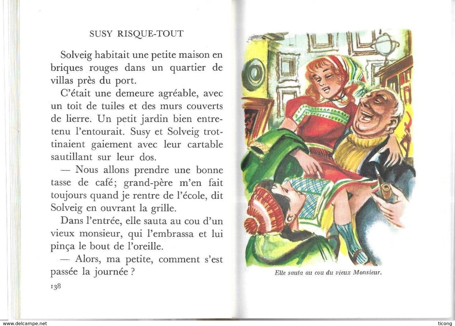 SUSY RISQUE TOUT DE GRETHA STEVNS, ILLUSTRATIONS DE MIXI BEREL, ROUGE ET OR DAUPHINE EDITION 1962, VOIR LES SCANNERS - Bibliotheque Rouge Et Or