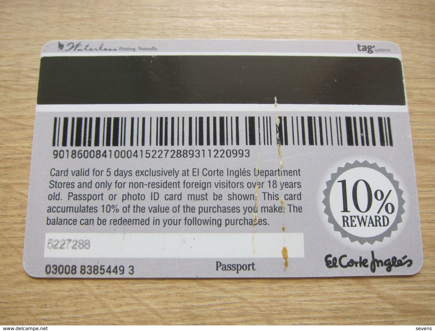 El Corte Ingles Department Stores Discount Card - Unclassified