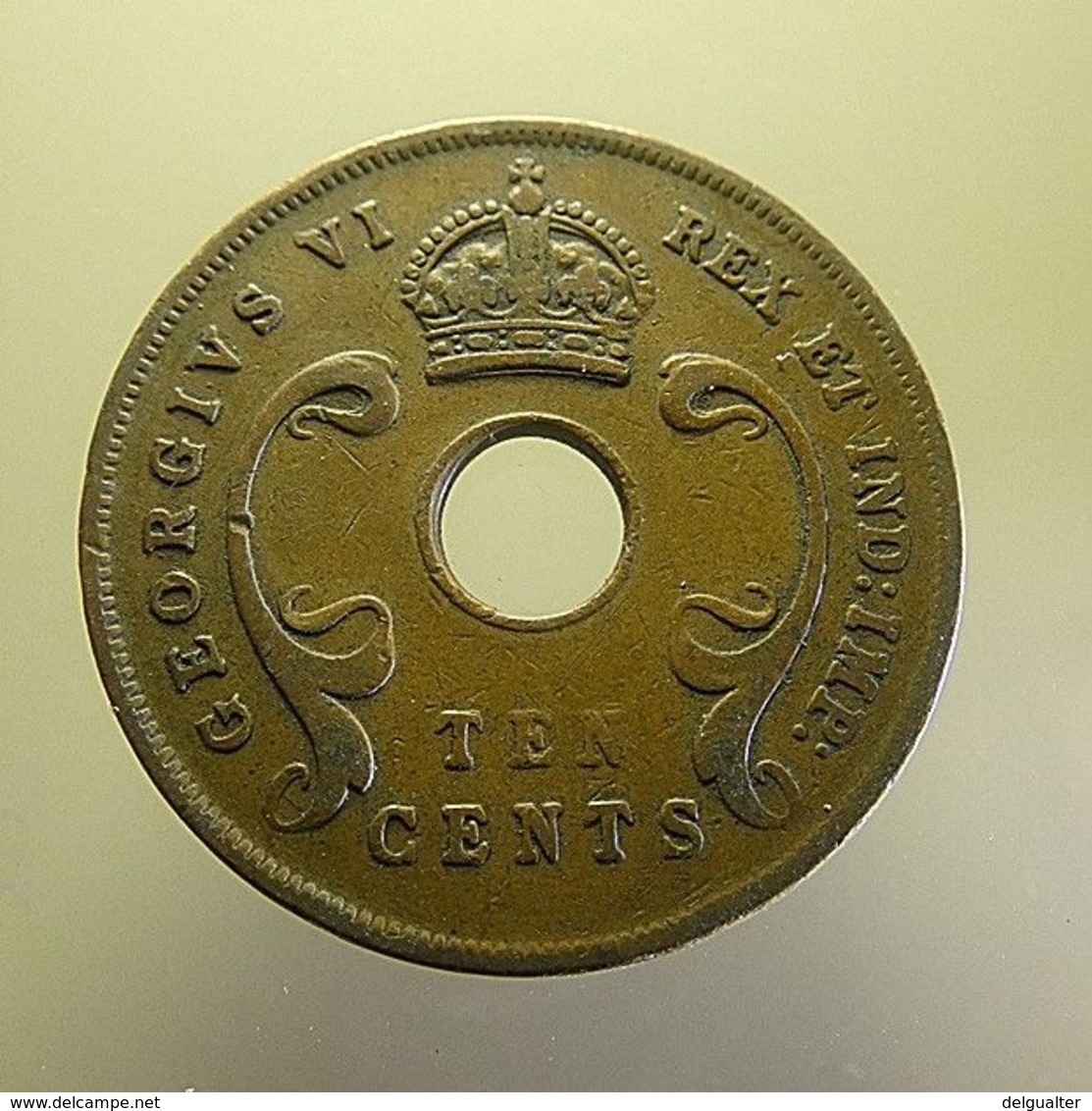 East Africa 10 Cents 1943 - British Colony