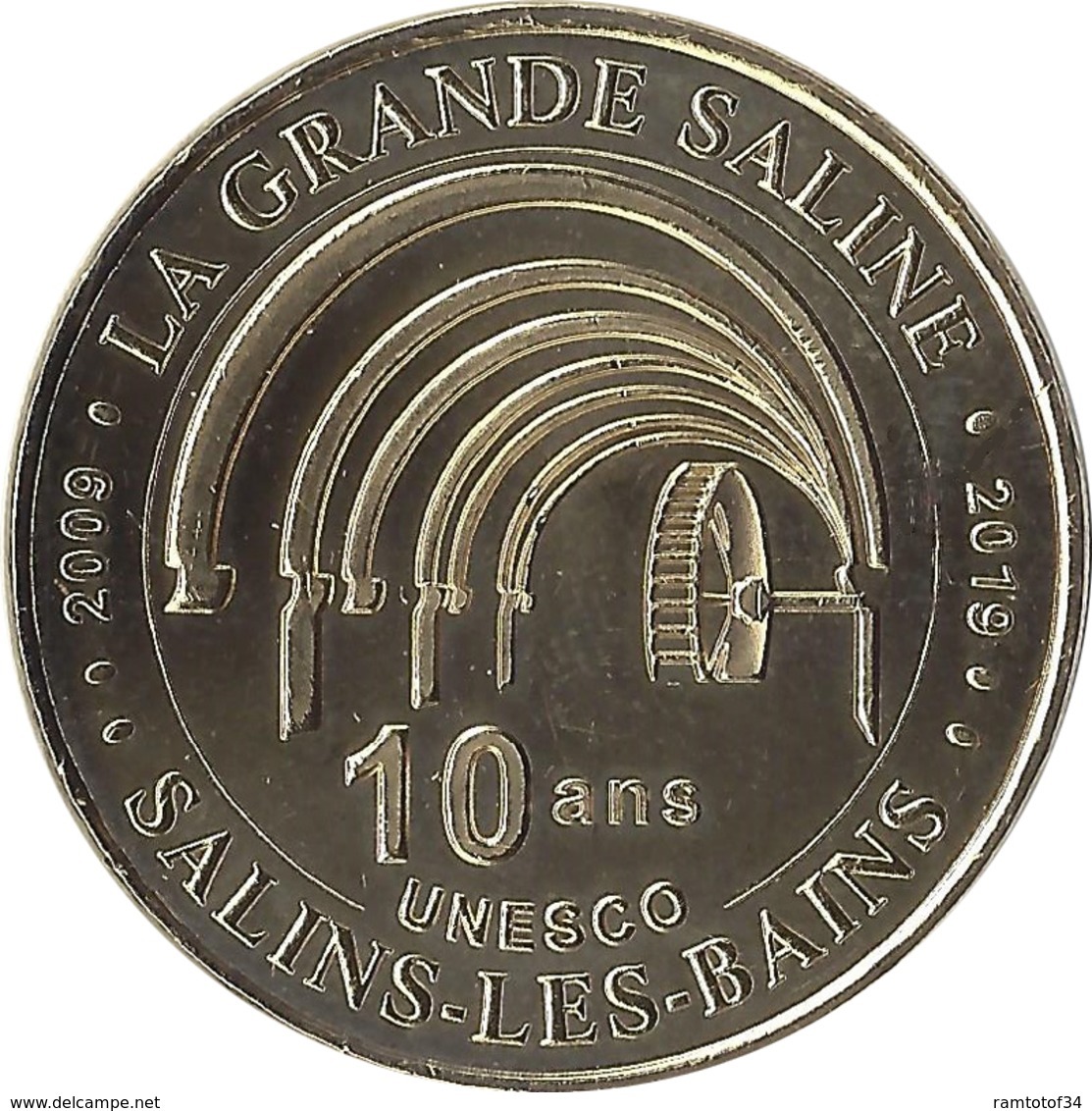 2019 MDP111 - SALINS LES BAINS 5 (10 Ans UNESCO) / MONNAIE DE PARIS - 2019