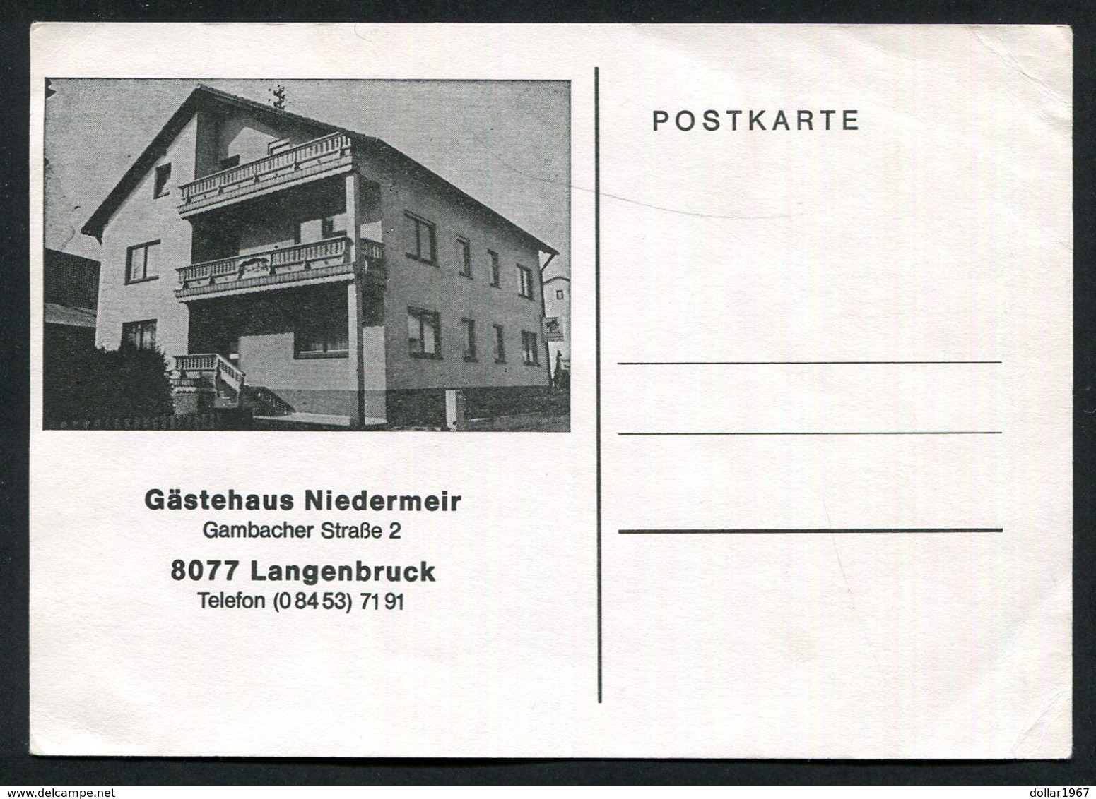 Gästehaus Niedermeir  Gambacher Str. 2,  Reichertshofen,- NOT Used  See The 2  Scans For Condition. ( Originalscan !!! ) - Pfaffenhofen