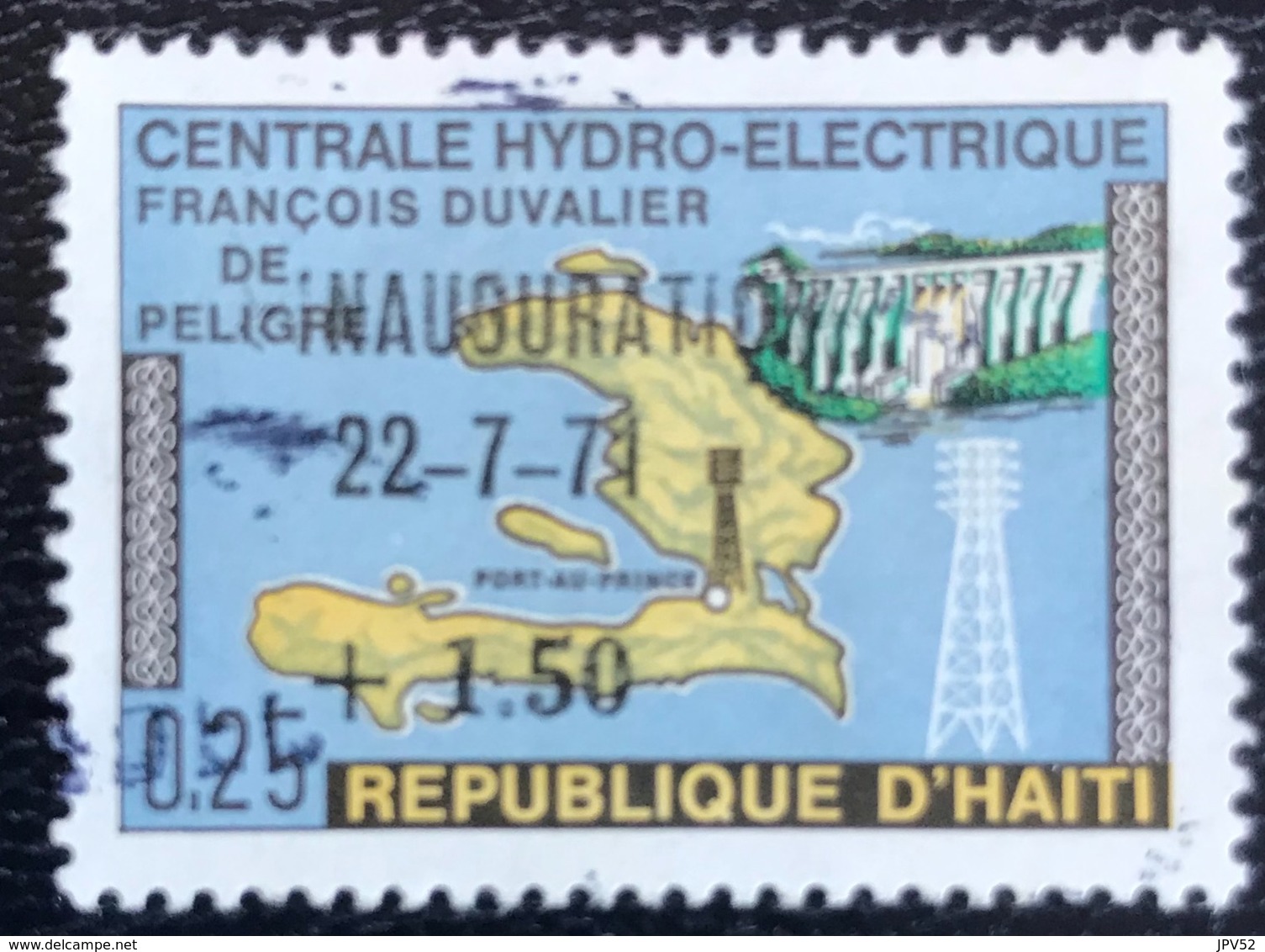 Haïti - A1/19 - (°)used - 1970 - Hydro-Elektrische Centrale - Haïti