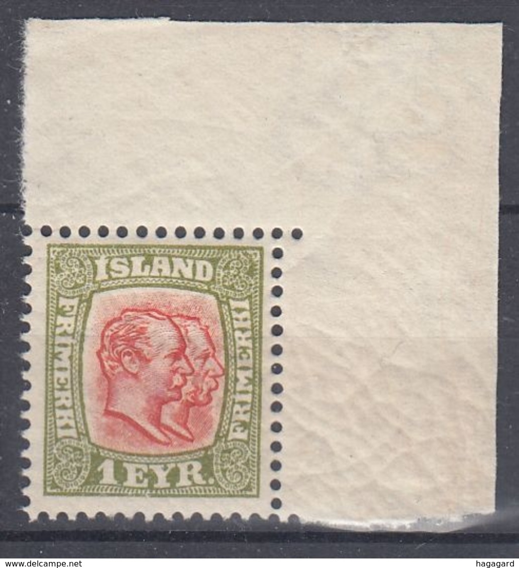 +Iceland 1907. Michel 48. MNH(**) - Nuovi