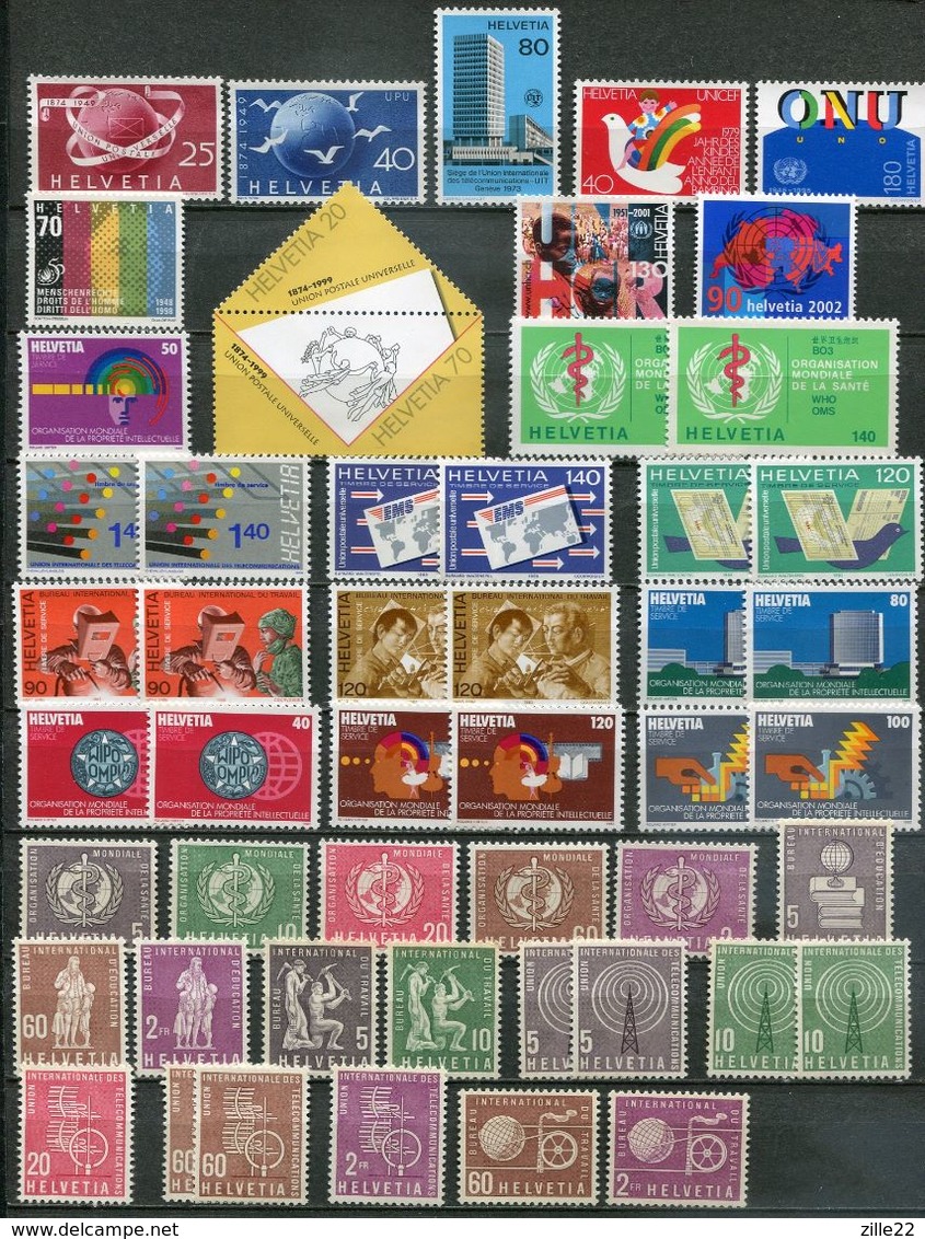 Suisse Switzerland Schweiz Lot/Zusammenstellung Postfrisch/MNH - Thematics UNO Organisations - Other & Unclassified