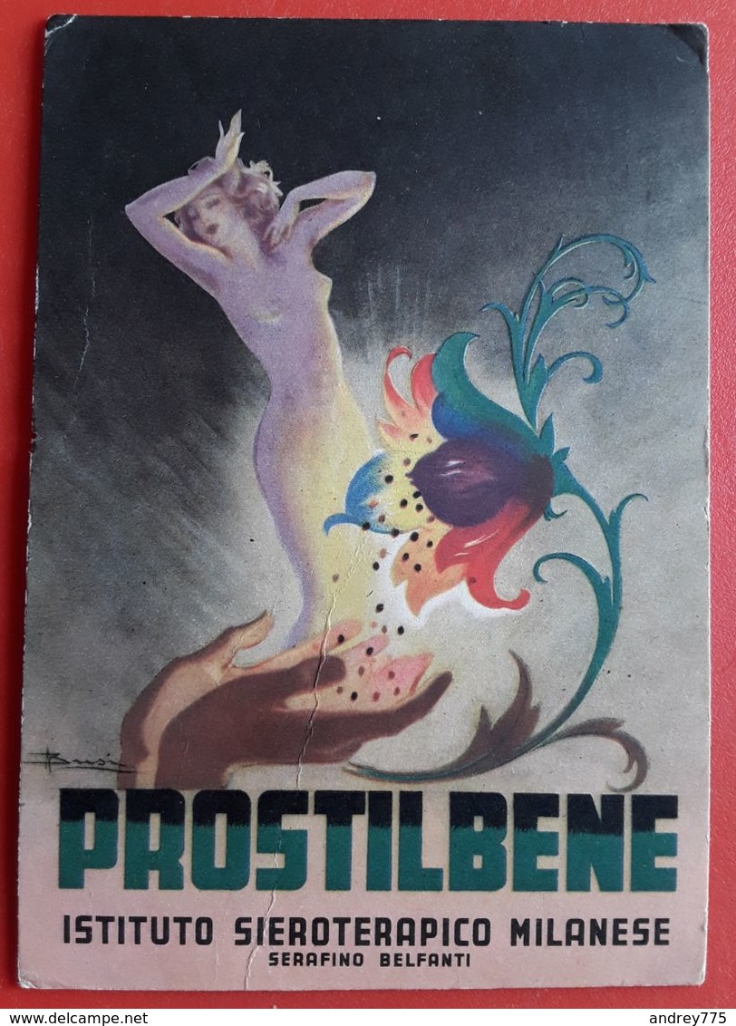 Cartolina Pubblicitaria - Prostilbene - Busi, Adolfo