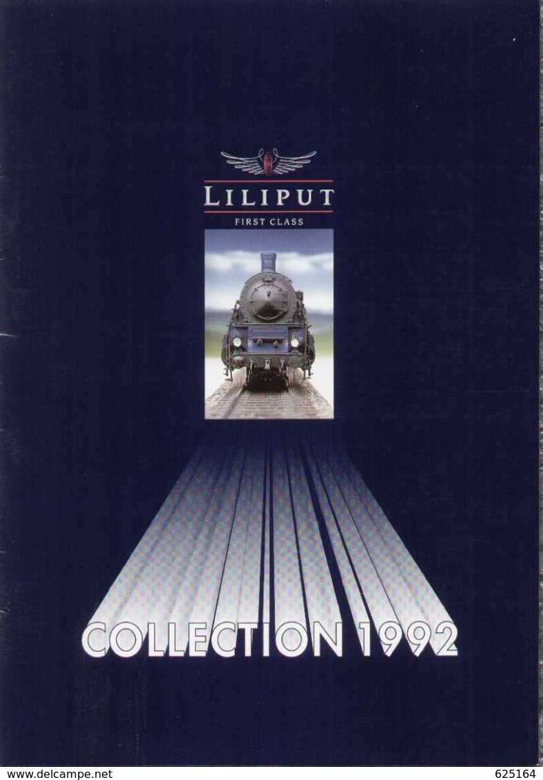 Catalogue LILIPUT 1992 COLLECTION - FIRST CLASS Spur HO 1/87 - Tedesco