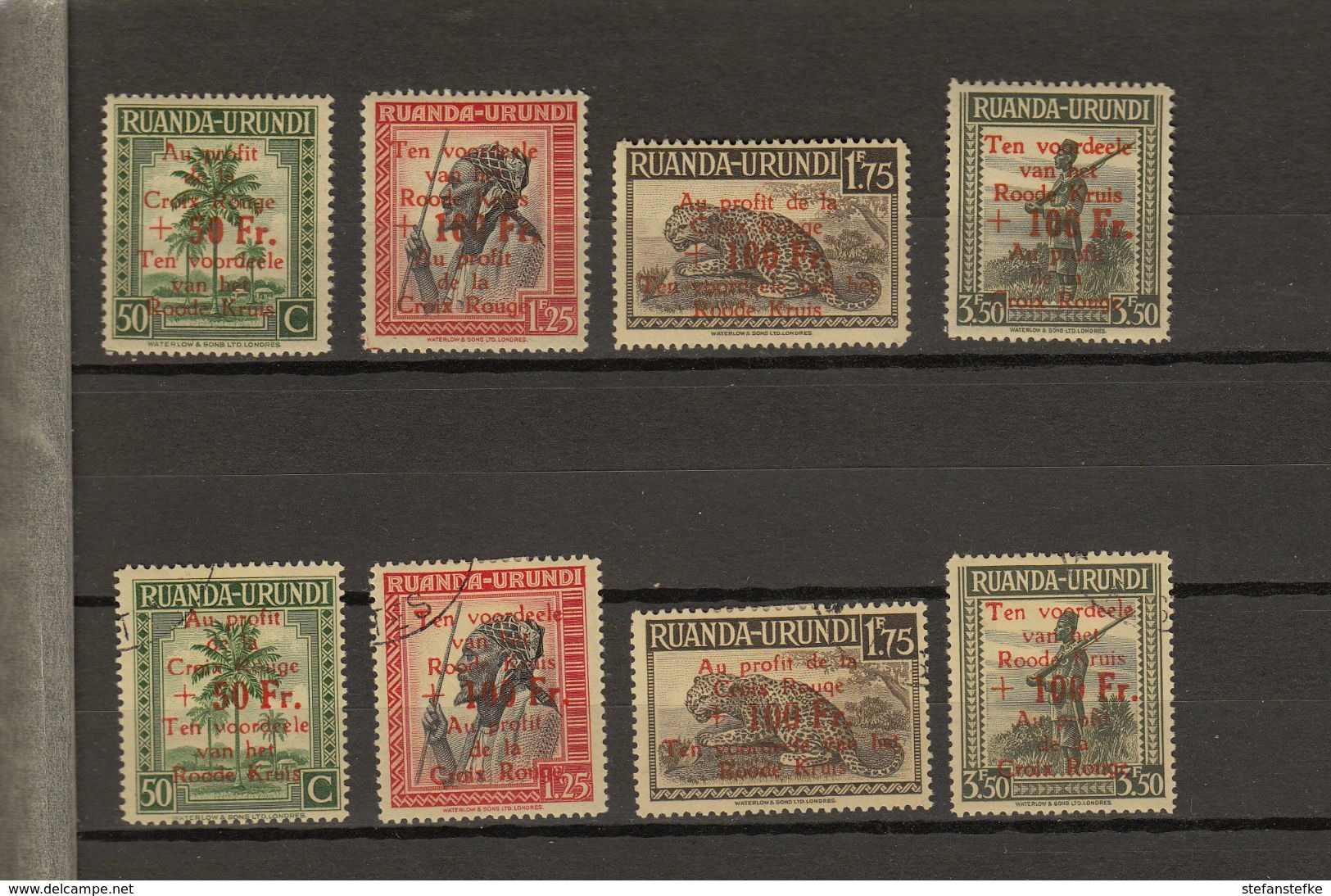 Ruanda-Urundi Ocb Nr : 150 - 153 * MH + Used Lot  (zie Scan) - Unused Stamps