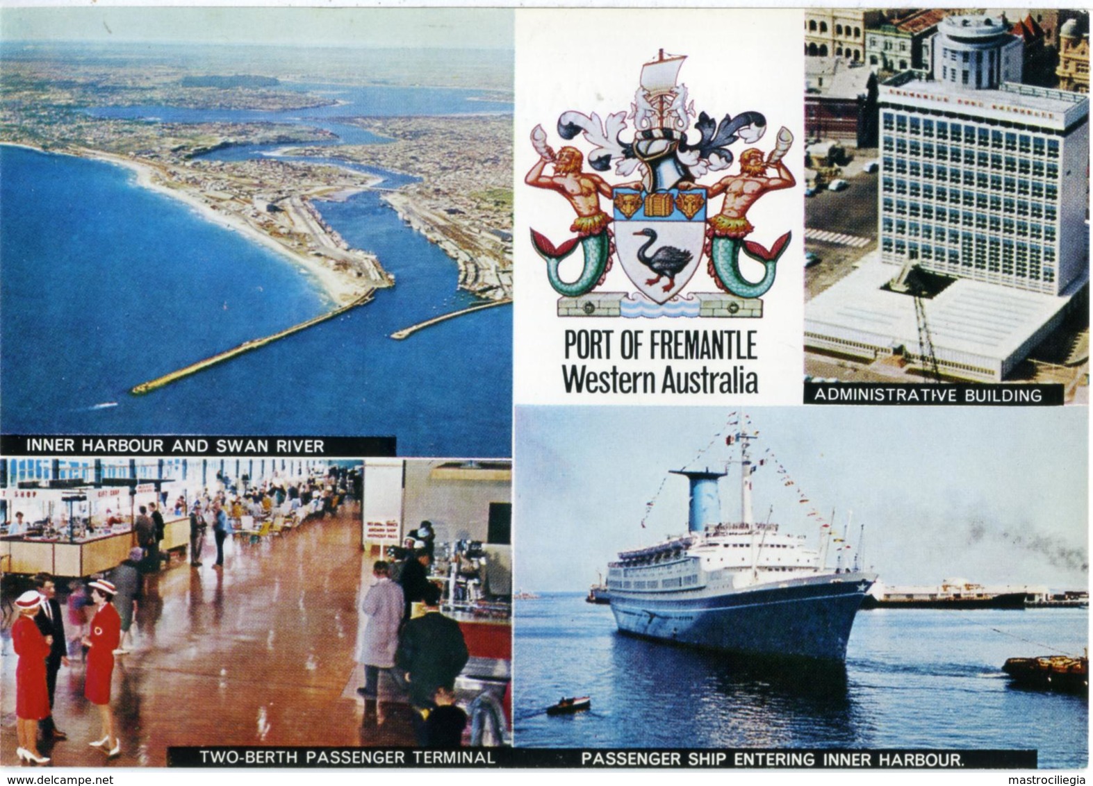 AUSTRALIA  FREMANTLE  Port Of Fremantle  Multiview  Harbour  Passenger Terminal  Passenger Ship - Fremantle