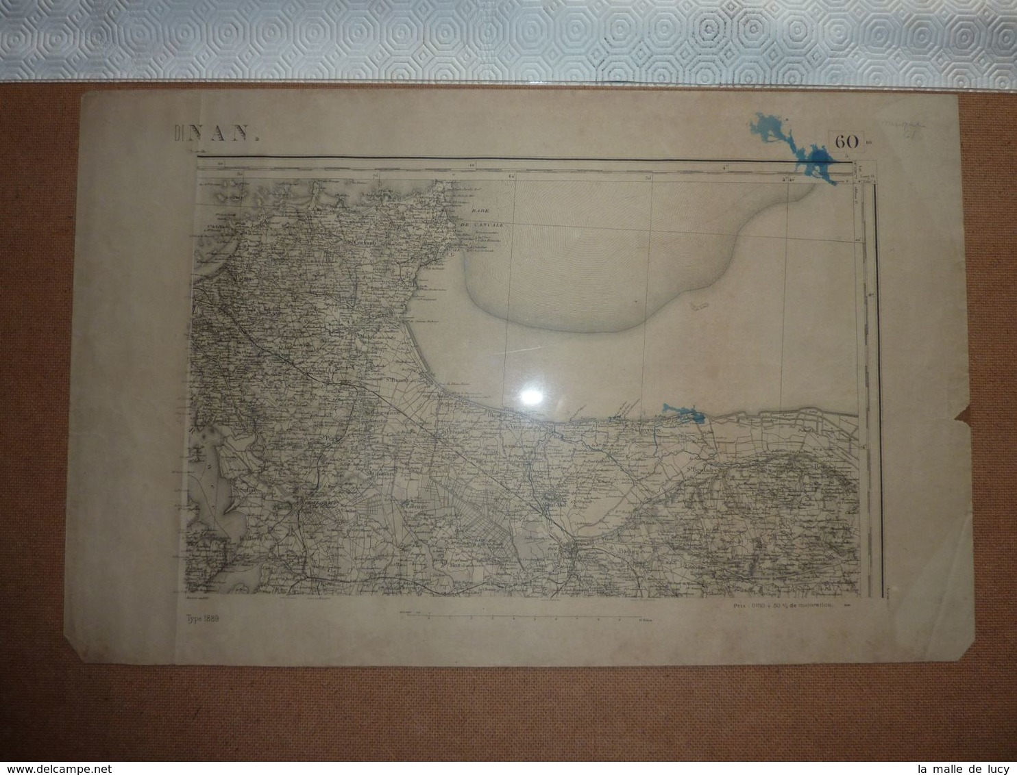 Carte Topographique N° 60 Dinan - Rade De Cancale Type 1889 - Topographical Maps