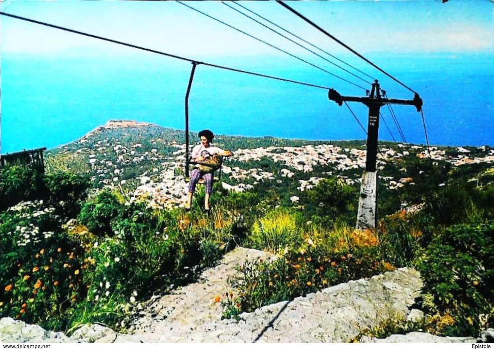 TELEPHERIQUE Station - ANACAPRI   1970s  - (Kabelbaan - Cableway    - Seilbahn) - Marano Di Napoli