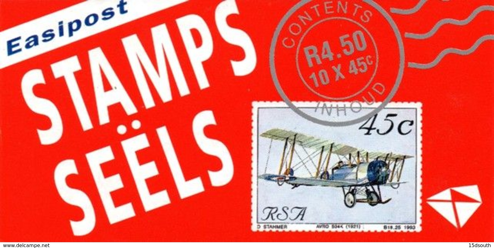 South Africa - 1993 Aviation Booklet Pane 1 (**) # SG SB24 - Postzegelboekjes