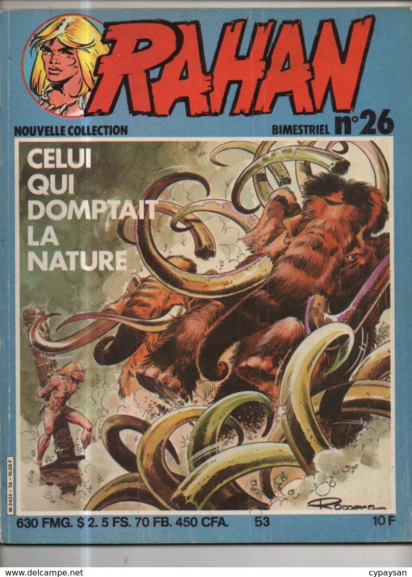 RAHAN NOUVELLE COLLECTION N° 26 BE 03/1982 Cheret Lecureux (BI4) - Rahan