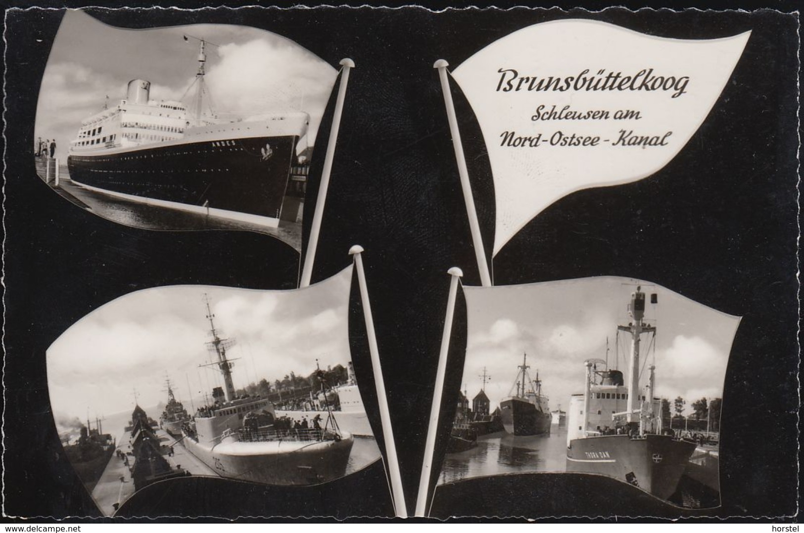 D-25541 Brunsbüttel - Brunsbüttelkoog - Schleusen - Frachter - Marine - Nice Stamp "Cept" - Brunsbüttel