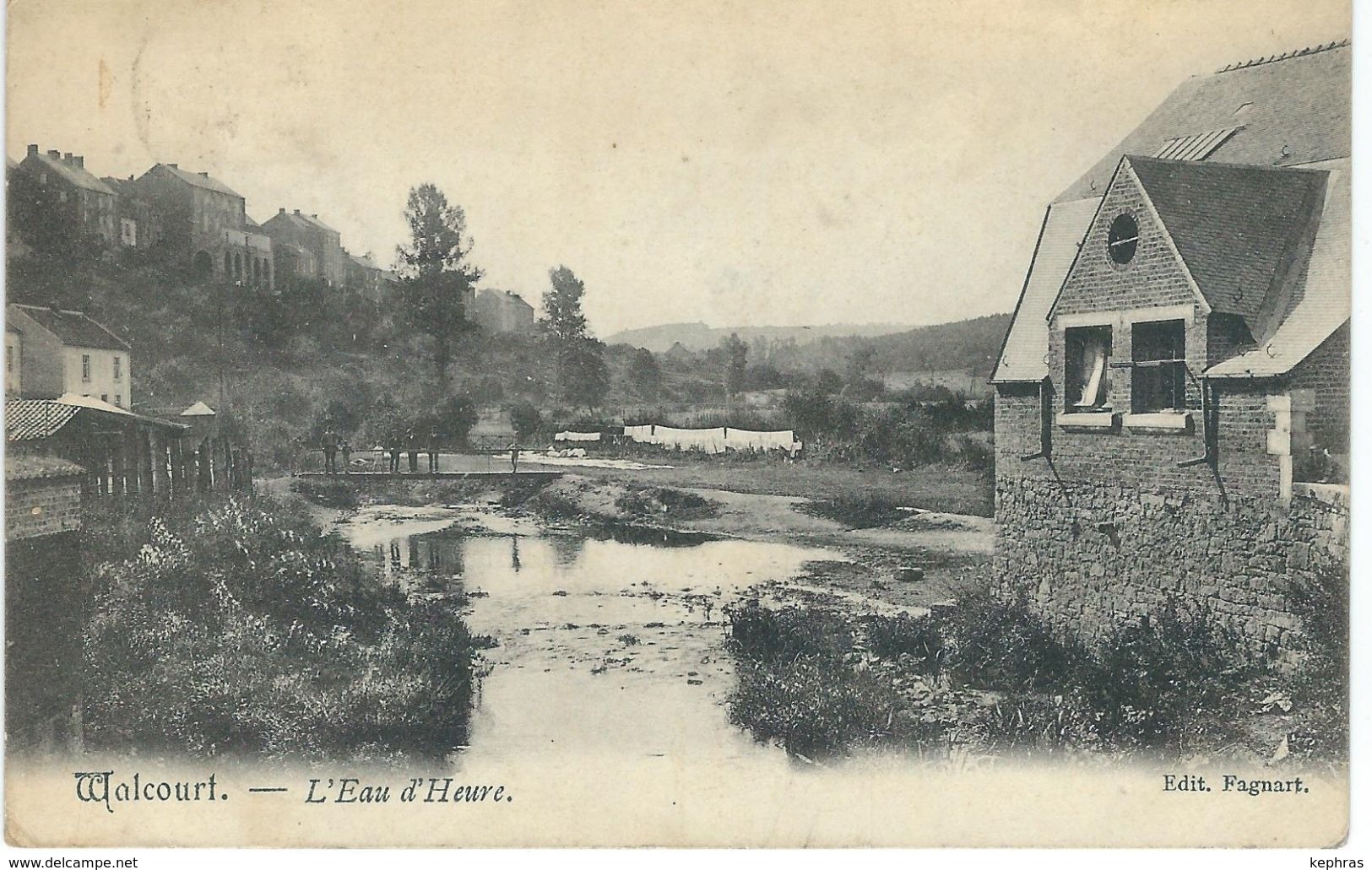 WALCOURT : L'Eau D'Heure - Cachet De La Poste 1913 - Walcourt