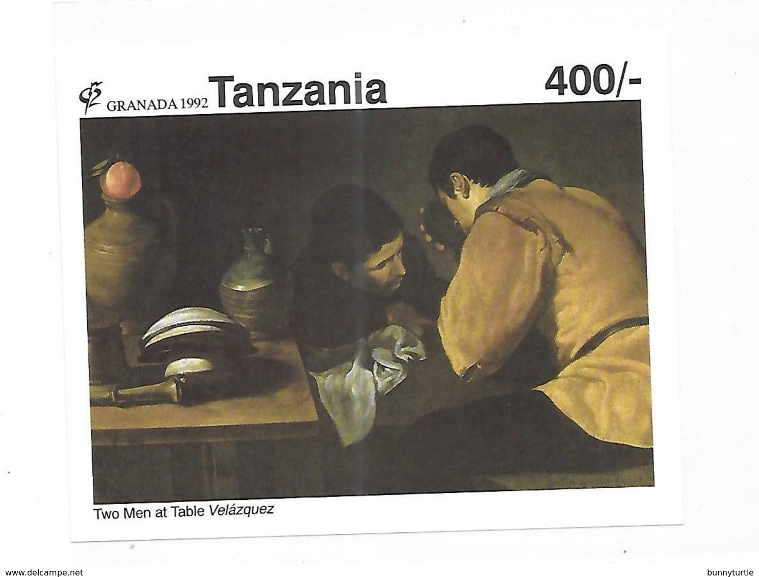 Tanzania 1992 Drawings By Diego Da Silva Velazquez Granada 92 S/S MNH - Tanzania (1964-...)