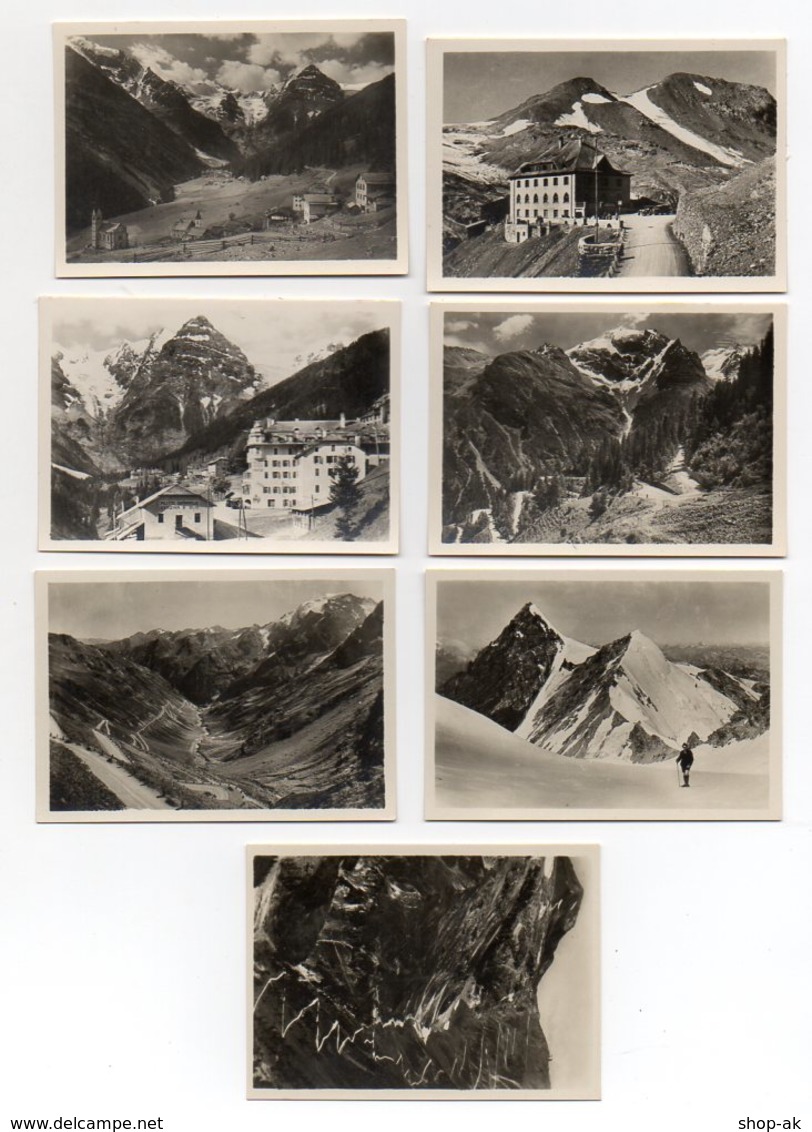 X1A21/ Trafoi Gruppo Dell`Ortles 12 Kleine Fotos  Ca.1930 Italien Südtirol - Sonstige & Ohne Zuordnung