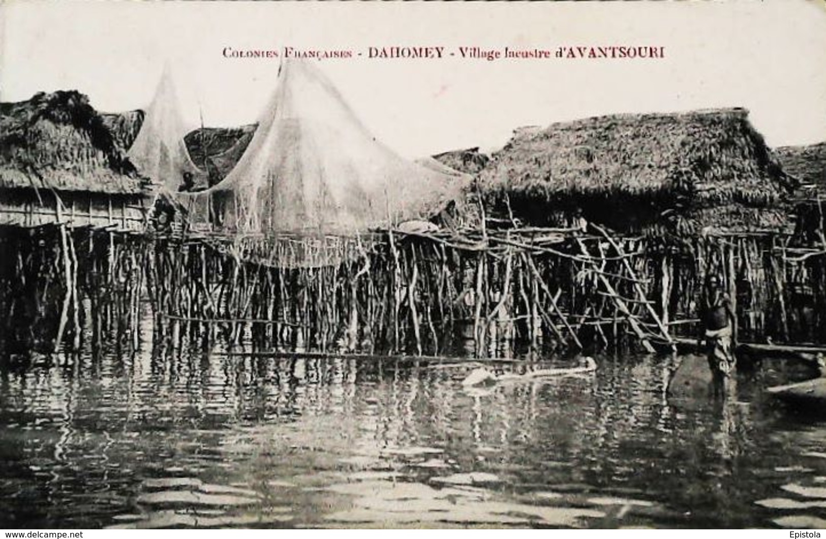 CPA    Benin  Dahomey Village Lacustre D' Avantsouri - Benin