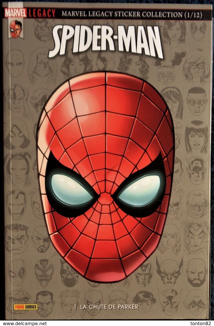 SPIDERMAN N° 1 - La Chute De Parker  - Marvel  Legacy Sticker Collection ( 1 / 12 ) - ( Juillet 2018 ) . - Spiderman